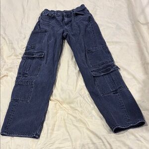 American Eagle Outfitters Women's Boot Cut Jeans - Black Cargo